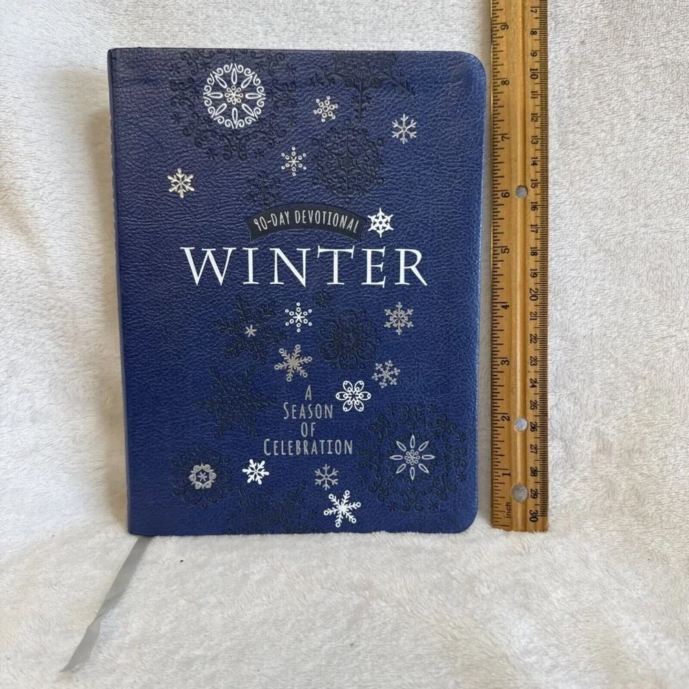 Devotional Winter Journal 90 Day Reflective Christian Psalm‎ Book Broadstreet